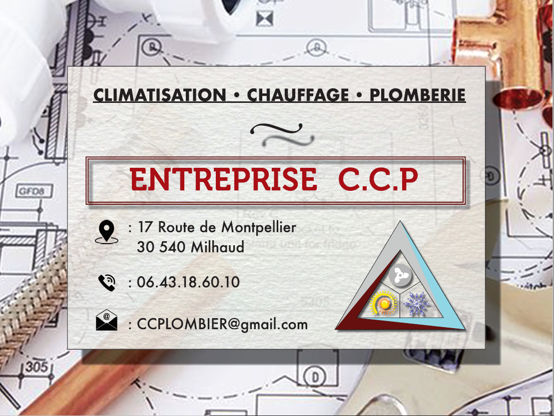 Logo de plomberie chauffage climatisation